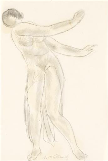 ABRAHAM WALKOWITZ (1878 - 1965, RUSSIAN/AMERICAN) Isadora Duncan, (Group of Three Drawings).